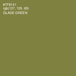 #7F8141 - Glade Green Color Image